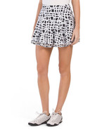 NWT Ladies GOTTEX Black &amp; White Golf Tennis Pickleball Knit Skort S M L XL - £29.86 GBP