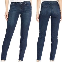 New NWT Womens 0 25 London Jean Prana Stretch Tall Skinny Indigo Blue Organic 33 - £117.91 GBP