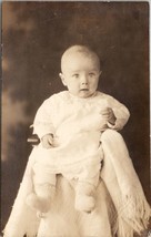 RPPC Minnesota Cutest Baby Conrad Martin Ness b1930 Wisconsin Postcard V10 - £11.69 GBP