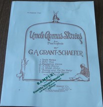 Uncle Remus Stories for Pianoforte - Plantation Dance - G.A. Grant-Schaefer, GDC - £4.65 GBP