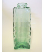 Three Cornered Art Glass Bottle Spain Signed for Wine, Beer, or Collectible - £19.65 GBP