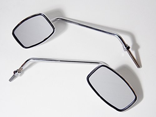 Honda C92 C95 CA92 CA95 CB92 Square Mirror L/R 8mm. New
