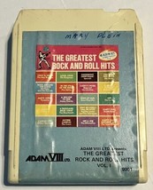 Adam VIII Ltd Presents The Greatest Rock and Roll Hits Volume 1 - 8 Track Tape - £5.42 GBP