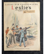 Original March 22 1917 LESLIE&#39;S Illustrated Newspaper WWI Photographs - ... - £22.13 GBP