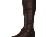 Easy Street Women Riding Boots Jewel Plus Sz US 12M Wide Calf Brown Faux... - $41.58