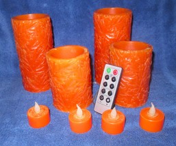 8 LED candles w/remote - Great Harvest scent - $40.00