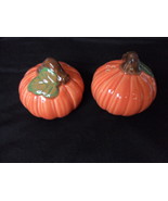 Pumpkin Salt &amp; Pepper Shakers 3&quot; New in box !  1993&quot; - $17.28 CAD