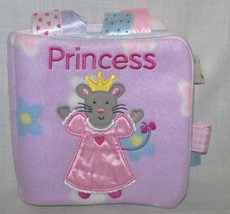 Princess Cloth Book Fleece Plush baby  Taggies type Book pastel ribbons Mouse - £6.89 GBP