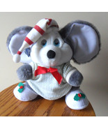 Mouse Applause Night Before Christmas 1987&quot; Plush PJ&#39;s Slippers Hat Cap ... - $18.57