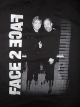 Elton John &amp; Billy Joel Tour T-Shirt  2002&quot; &quot; Face to Face&quot;  Mens LARGE - £14.57 GBP