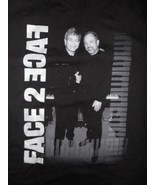 Elton John &amp; Billy Joel Tour T-Shirt  2002&quot; &quot; Face to Face&quot;  Mens LARGE - £14.60 GBP