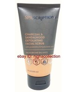 ( 3 ) SpaScriptions Charcoal &amp; Sandalwood Exfoliant Facial Scrub 5 oz NE... - $38.01 CAD