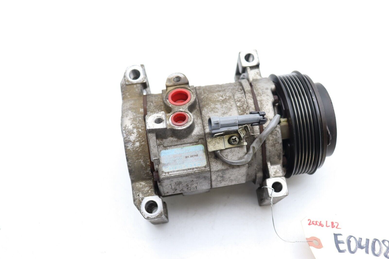 03-10 CHEVROLET SILVERADO 2500HD 6.6L A/C COMPRESSOR E0408 - $85.96