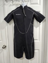 New Seaskin Wetsuit Shorty Sea Skin Scuba Diving Suit Full Zip Men‘s Bla... - $28.01