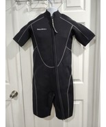 New Seaskin Wetsuit Shorty Sea Skin Scuba Diving Suit Full Zip Men‘s Bla... - $533.29 MXN