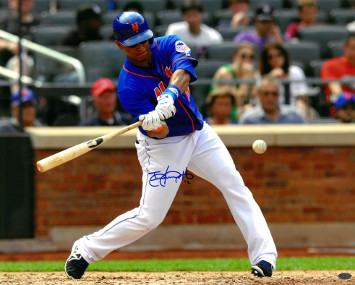 Juan Lagares signed New York Mets 16x20 Photo #12 (batting horizontal) - $24.95