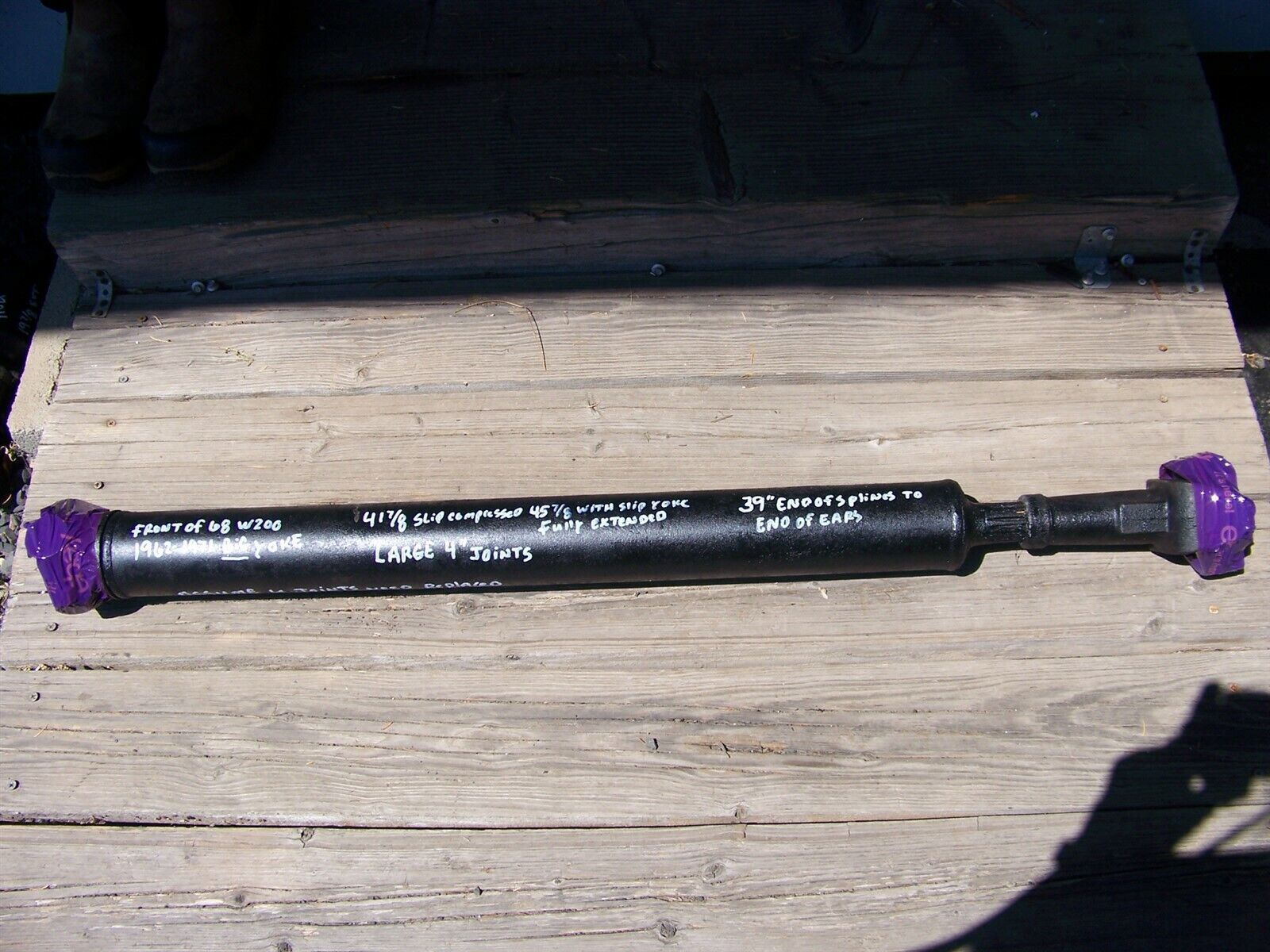 1962 - 1971 Dodge Power Wagon Front Drive Line OEM Big Yoke 63 64 65 66 ... - $359.98