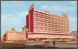 1967 Hotel Fremont Las Vegas Nevada Vintage Litho Postcard - £3.90 GBP