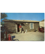 Famous Sod House near Colby KS Man with Shotgun - Unposted Mid-Century P... - £2.27 GBP