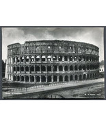 Coliseum of Rome Vintage Real Photo Postcard  PU-1957 Italy Postage/Mark - £1.95 GBP