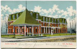 1906 The Maples Hotel Excelsior Springs Missouri Postcard | Double Postmark - £2.70 GBP