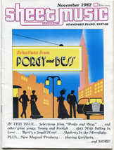 Porgy and Bess 1982 Sheet Music Magazine | Piano with Guitar Workshop - $2.79