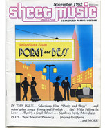 Porgy and Bess 1982 Sheet Music Magazine | Piano with Guitar Workshop - £2.19 GBP