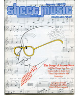 The Songs of Jerome Kern 1980 Sheet Music Magazine | Piano with Guitar W... - £2.23 GBP