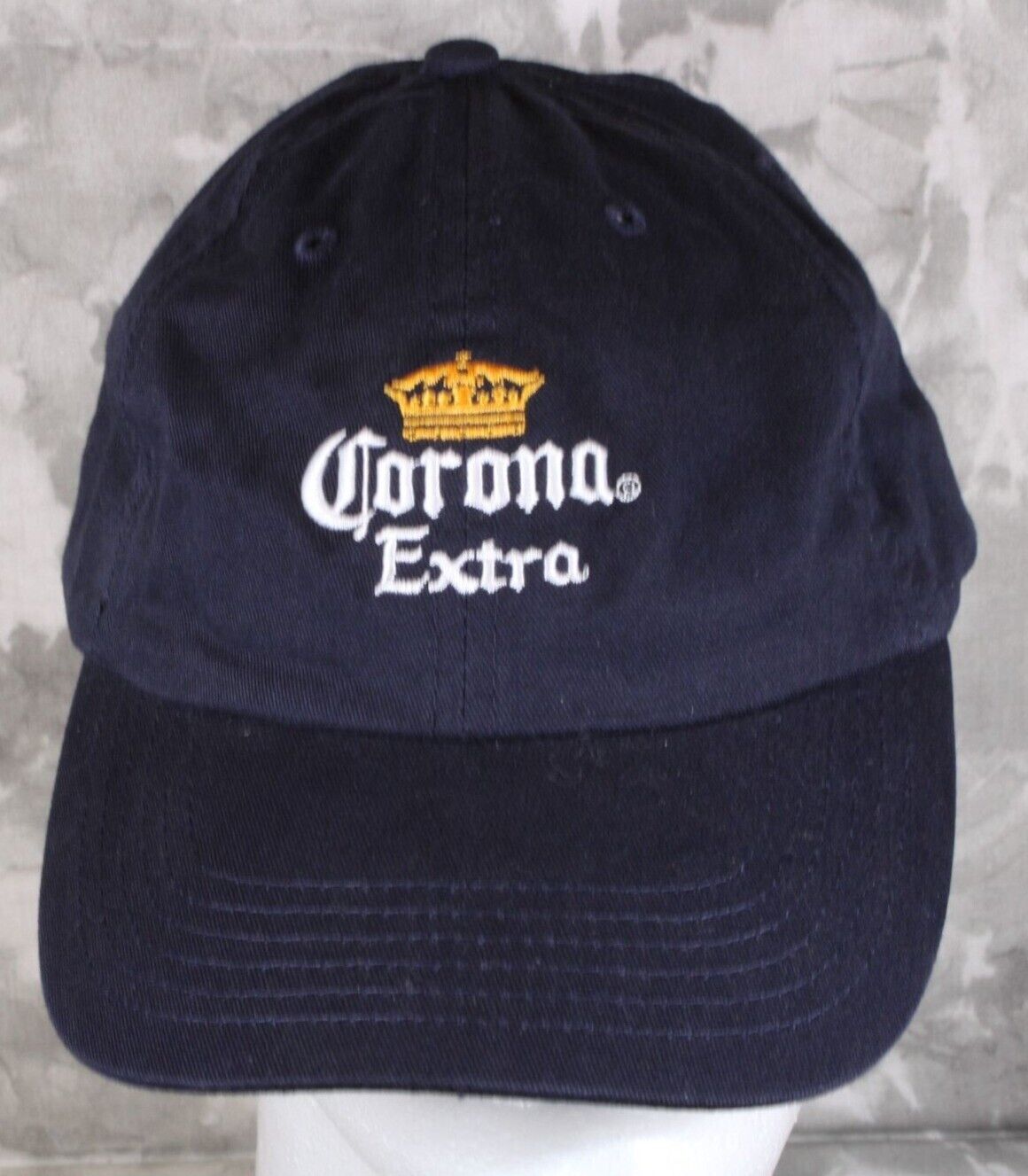 Primary image for Corona Extra Hat Adult Adjustable Strapback Black Logo Baseball Cap Beer Cerveza