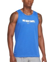 Nike Mens Dri fit Graphic Training Tank Top, Small, Royal/Red/White - $38.19