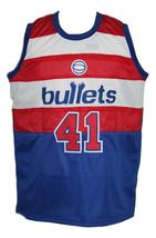 Wes Unseld #41 Baltimore Washington Retro Basketball Jersey New Blue Any Size image 4