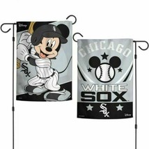 Chicago White Sox Disney 2 Sided 12"X18" Garden Flag New & Officially Licensed - £9.95 GBP