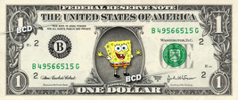 SPONGEBOB SQUAREPANTS on REAL Dollar Bill -  Collectible Celebrity Cash ... - £4.15 GBP