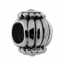 Genuine Carlo Biagi 925 Silver Ball Line Circle Bead Charm For European Bracelet - £13.93 GBP