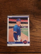 Tom Seaver 1984 Fleer Baseball Card (0438) - $3.00
