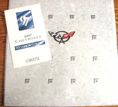 1997 Chevy Corvette Prestige Brochure & Color Paint Chip Folder, C5 - $13.86