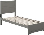 AFI NoHo Twin Extra Long Bed with Footboard in Grey - $270.99