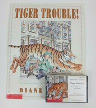Tiger Trouble! Paperback Book &amp; Audio Cassette By Diane Goode Scholastic - $166.69 MXN