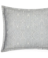 Sferra Emilia Black Euro Continental Sham Italian Spun Cotton Sateen Pri... - $47.12