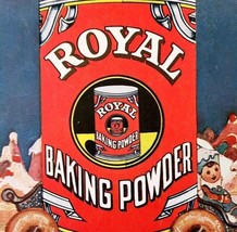 1923 Royal Baking Powder Dessert Cart Advertisement Bright Red Color DWPP6 - $557.81 MXN