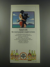 1985 Mr &amp; Mrs T Cocktail Mixes Ad - Splash with the most popular couple in town - £14.48 GBP
