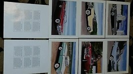 Chrysler Promotional frame quality prints. Set of 6 Mopar Willys dodge plymouth - £23.72 GBP