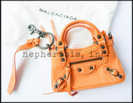 RARE 2012 Balenciaga MINI MINI FIRST MMF Keychain or Bag Charm ROSE BLUSH - £479.61 GBP