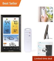 Acurite Vertical Weather Station: Indoor/Outdoor Temp &amp; Humidity Alerts ... - $117.76