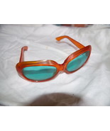 #  VINTAGE SOVIET SUNGLASSES ELECTRIC GREEN COOL COLOR  MADE IN POLAND 1970 - €22,16 EUR