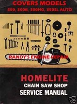 HOMELITE 350 350HG 350SL Service Information Maintenance Manual can use for 360 - $8.99
