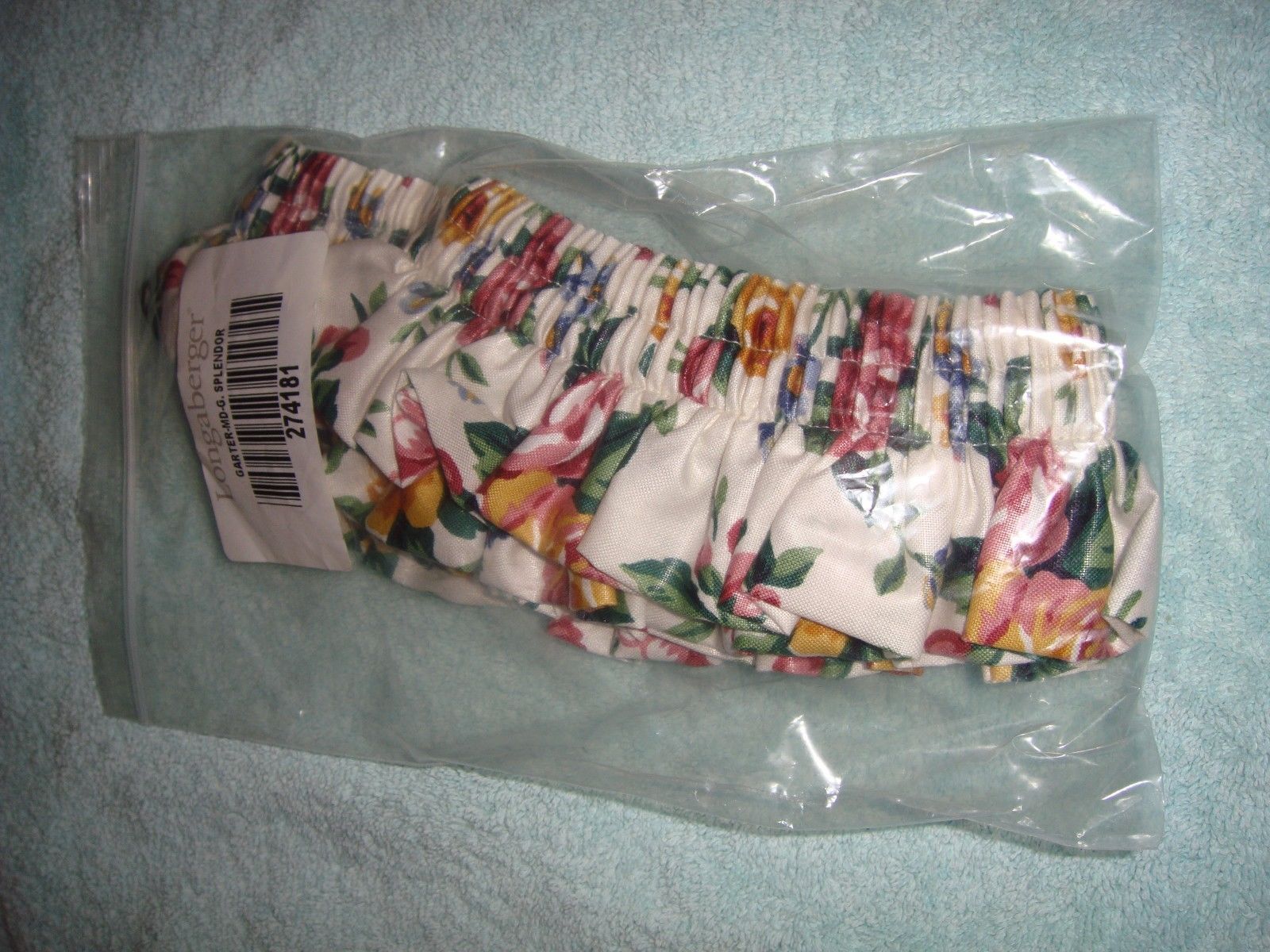 Longaberger Garter Medium Garden Splendor  - $11.99