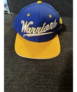 Vintage Mitchell &amp; Ness NBA Golden State Warriors Snapback Hat Cap Yello... - $190.36 MXN