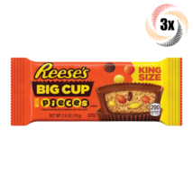 3x Packs Reese&#39;s Stuffed Pieces King Size Big Cups | 2 Cups Per Pack! | ... - £13.42 GBP