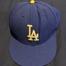 New Era Los Angeles Dodgers men&#39;s fitted cap. 7 and 5/8 - £11.82 GBP